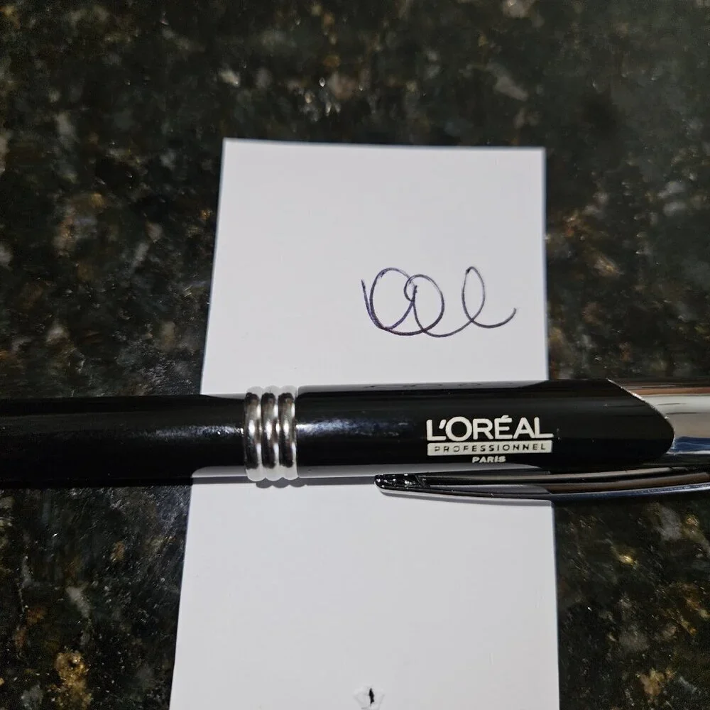 L'Oreal Professionnel Paris Black Journal Pen Set In Box Lined Pages NEVER USED